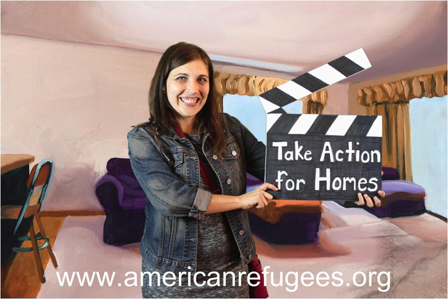 siff take action for homes Caitlin Ring green screen